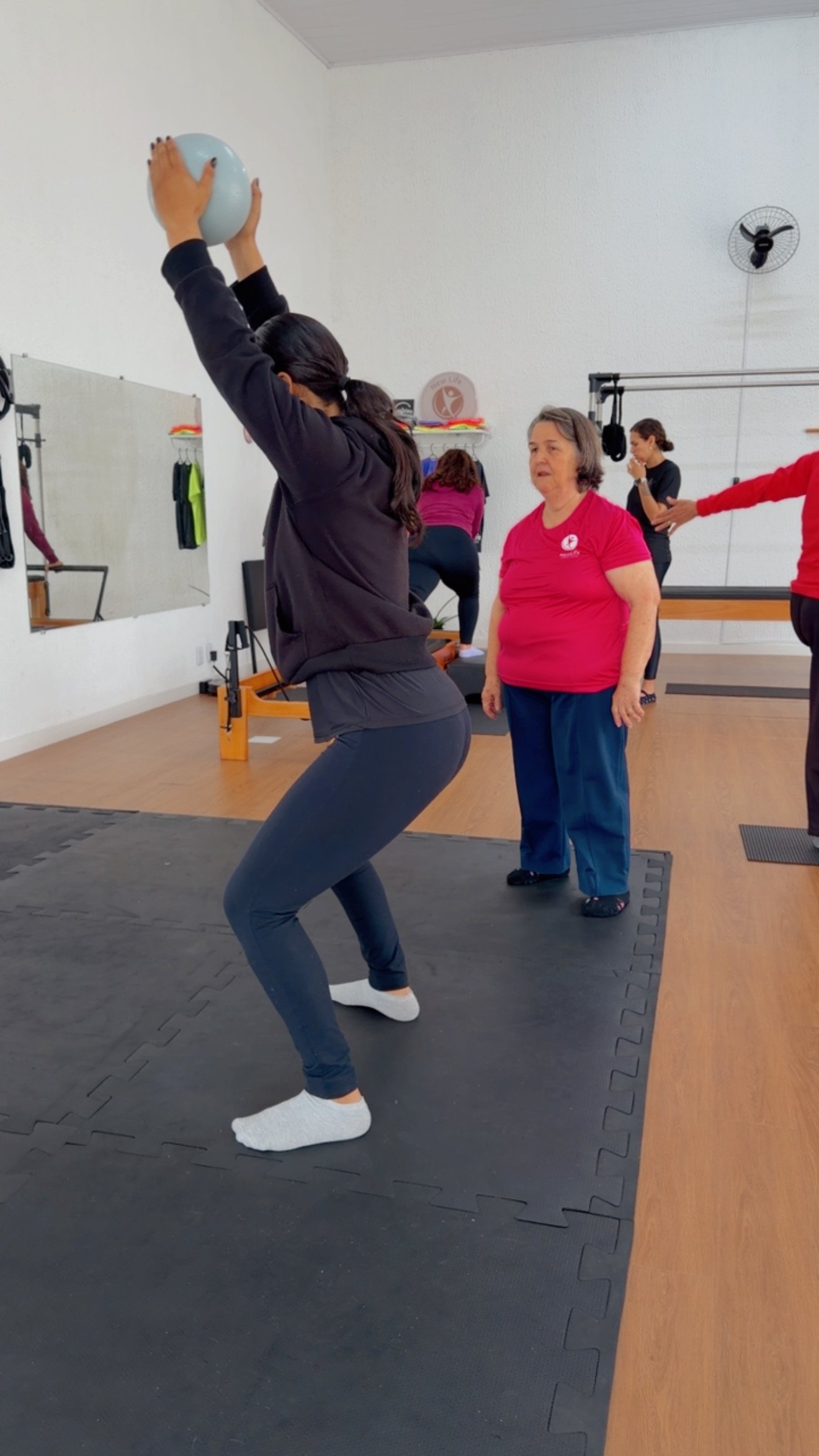 Ambiente climatizado e confortável do New Life Pilates